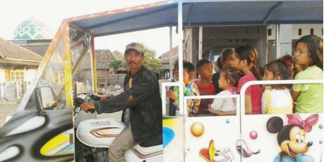 Cerita Raki, Penarik Odong-odong Bertarif Rp 1.000 per Anak