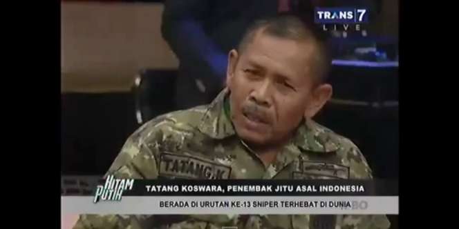 Tatang Koswara, Sniper Terbaik Dunia Meninggal Saat Siaran