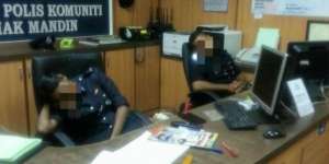 Foto Polisi Asyik Molor di Jam Kerja Ramai di Sosmed