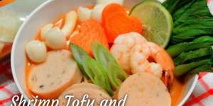 Ini Cara Mudah Membuat Shrimp Tofu and Fresh Egg Noodles