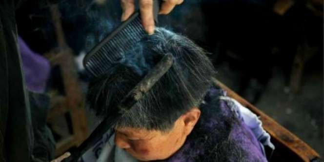 Ini Teknik Ekstrem Potong Rambut Kuno ala Tiongkok