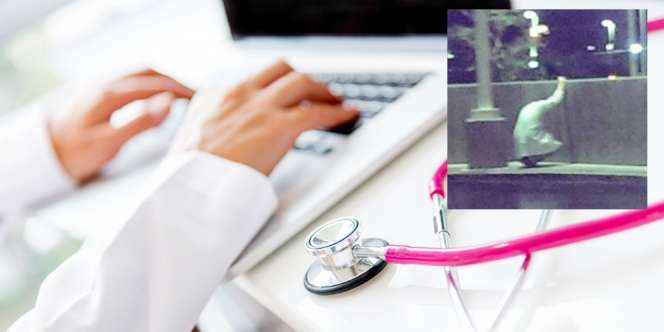 Foto Dokter Ini Mengharukan Jagat Maya