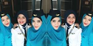 Cantiknya Pramugari Berhijab di Maskapai Indonesia