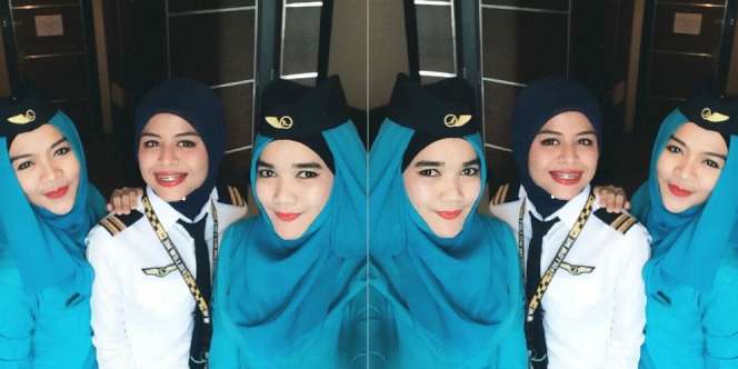 Cantiknya Pramugari Berhijab di Maskapai Indonesia