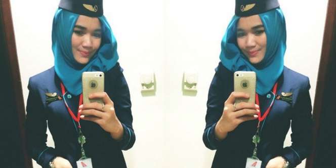 Mengenal Lebih Dekat Pramugari Cantik Berhijab, Silvia