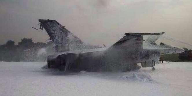 KSAU Akui F-16 Terbakar Pesawat Bekas