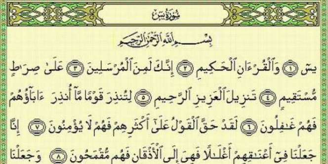 Ini Manfaat Tersembunyi Membaca Surat Yasin  