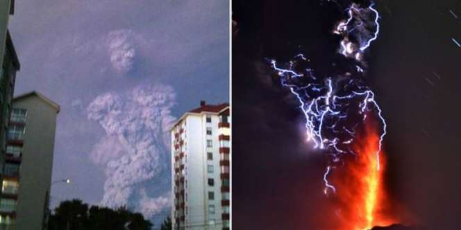 Awan `Manusia Raksasa` Muncul dari Letusan Gunung di Chili