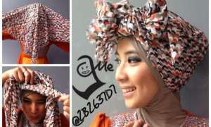 Tampil Stylish dengan Ribbon Turban