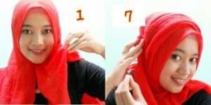Tutorial Hijab Simple Party
