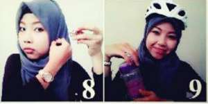 Tutorial Hijab untuk Bikers