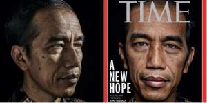 Amarah Eksekusi 'Bali Nine', Foto Potret Jokowi Dilengserkan