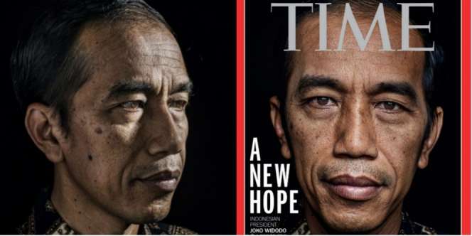Amarah Eksekusi 'Bali Nine', Foto Potret Jokowi Dilengserkan