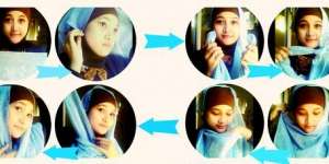 Hijab Paris Simpel Saat ke Pesta