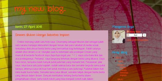 Lomba Blog: Bukan Hanya Sebatas Impian 