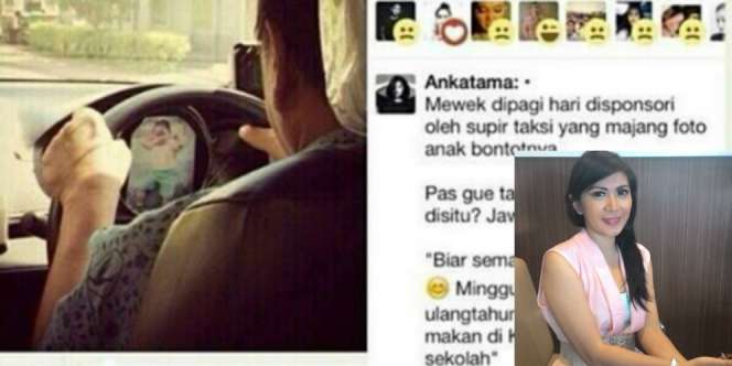 Tersentuh Perjuangan Sopir Taksi Rayakan Ultah Anak