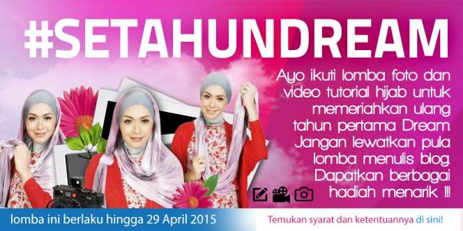 Selamat Kepada Pemenang Lomba #SetahunDream