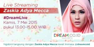 LIVE STREAMING: Ngobrol Santai Bareng Zaskia Mecca