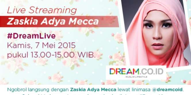 LIVE STREAMING: Ngobrol Santai Bareng Zaskia Mecca