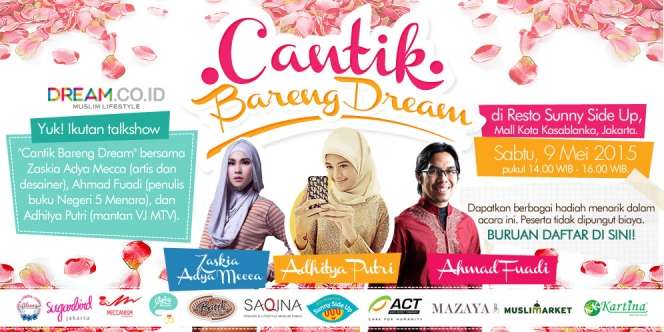 Peserta `Cantik Bareng Dream` Membludak
