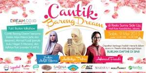 LIVE STREAMING: `Cantik Bareng Dream` Bersama Zaskia Mecca