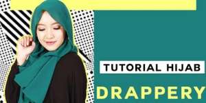 Tutorial Hijab Drappery Untuk Semi-Formal
