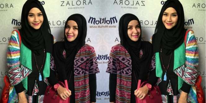 Zaskia Mecca Siap Hadirkan Koleksi Etnik dengan Tenun