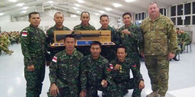 TNI AD Sabet Medali Kejuaraan Menembak Australia