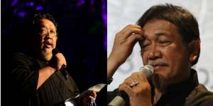 Dedi Mizwar Melayat di Pemakaman Didi Petet