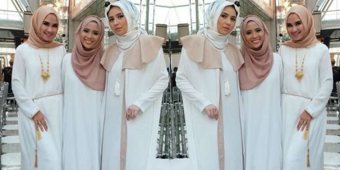 Restu Anggraini Tampil Minimalis di Lebaran 2015 