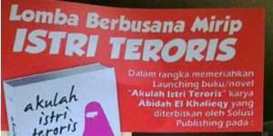 Polisi Didesak Usut Lomba `Berbusana Mirip Istri Teroris`