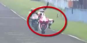 Pembalap Indonesia Kecelakaan Fatal Saat Selebrasi di Sentul