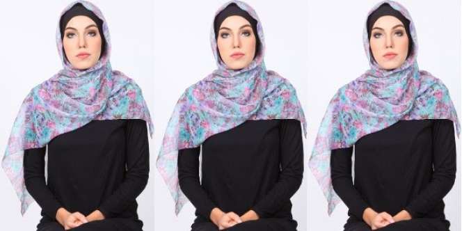 Simak Tutorial Hijab Segiempat Klasik