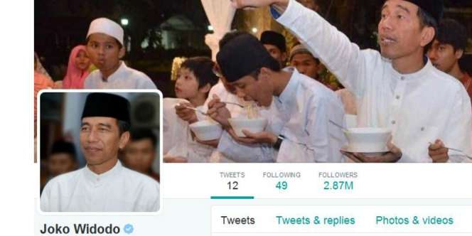 Ulang Tahun, Presiden Jokowi Buat Akun Twitter Pribadi