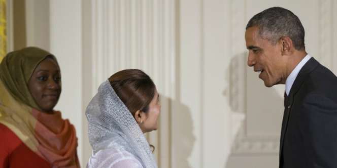 Tiga Remaja Muslim Disanjung Obama Saat Buka Puasa