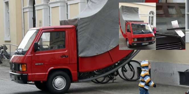 Kocak, Polisi Tilang Patung Mobil