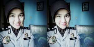 Bripda Rizka, Polwan Cantik Penghafal Alquran 20 Juz
