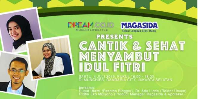 Bincang Seru `Sahabat Dream`, Blogger dan Pakar Kesehatan