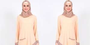 PinkEmma: 'Rabia Tartan Top' Atasan Muslim Gaya Kasual