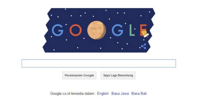 Doodle Peringati Misi NASA ke Pluto