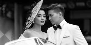 Taburan Mutiara di Gaun Pernikahan Chelsea Olivia