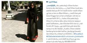 Selalu Berpakaian Hitam, Pipik Uje Tidak Tengah Berduka