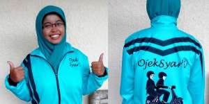 Ojek Khusus Muslimah `Bernafas` Syar`i