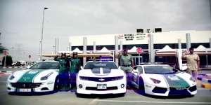 Deretan Mobil Mewah Kepolisian Dubai