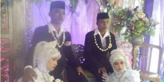 Heboh Foto Satu Pelaminan Dua Istri Itu Ternyata...