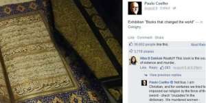 Paulo Coelho Bela Alquran Sebagai 'Kitab yang Mengubah Dunia'