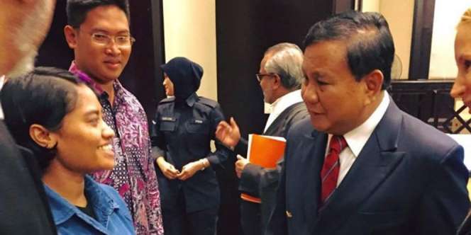 TKW Wilfrida Bebas, Prabowo: Becik Ketitik ala Ketara