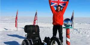 Wanita Pertama Penakluk Kutub Selatan dengan Sepeda