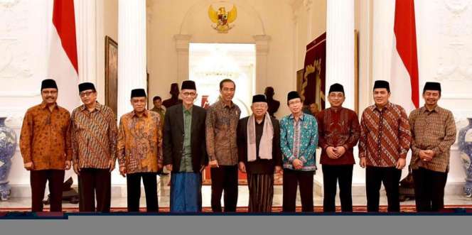 Terima Pengurus PB NU, Presiden Jokowi Bersyukur