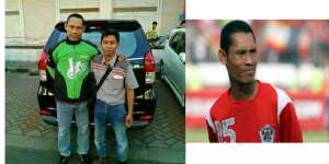 Legenda Timnas Anang Ma`ruf Jadi Pengemudi Gojek?